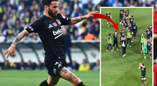 Fenerbahçe fans applauded Beşiktaş at the end of the match.