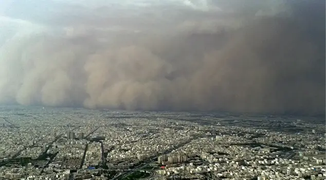 In Iran, 802 people were hospitalized due to a sandstorm.
