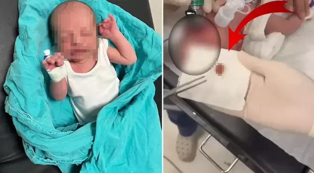 The innocent behavior of the small child was costing the life of his 16-day-old sibling.