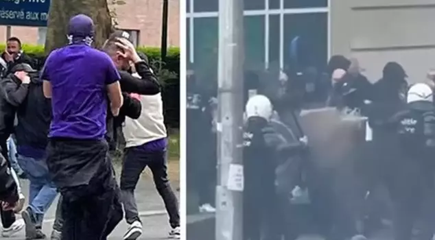 محصلة مباراة كلوب بروج وأندرلخت أصبحت واضحة: 61 اعتقالاً.