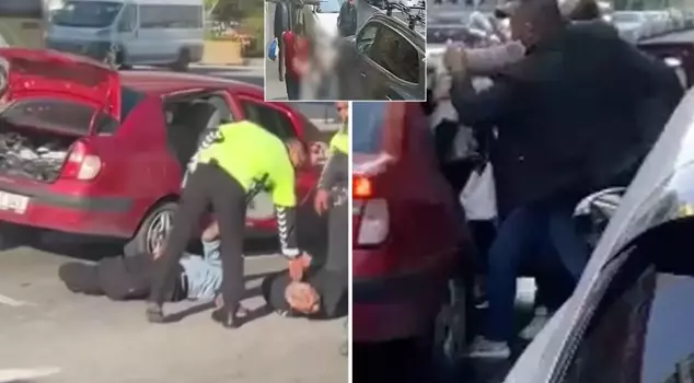 المتهم الذي قتل زوجته السابقة في وسط الشارع تم القبض عليه بهذه الطريقة أثناء محاولته الهرب.