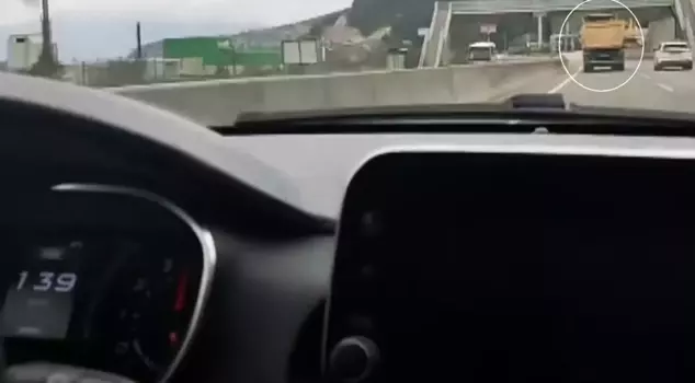 The truck showed no limits! Even a car going 139 couldn't catch up.