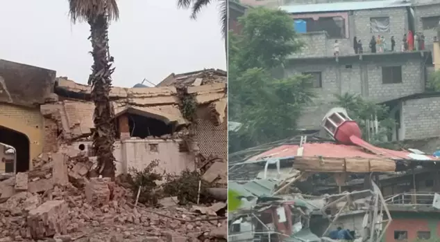 The first images from the areas hit in the Pakistan-India tension.