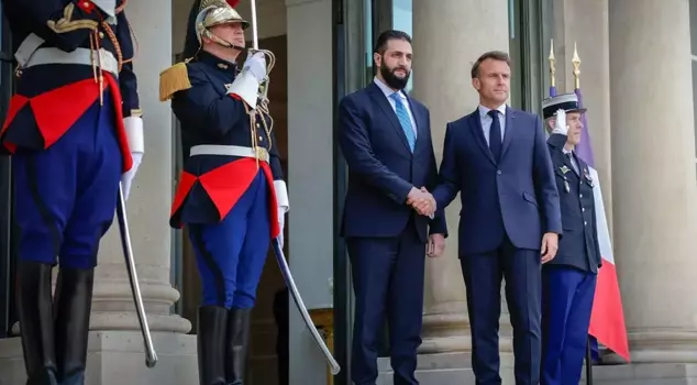 For the first time in Europe! Syrian leader al-Assad met with French President Macron.