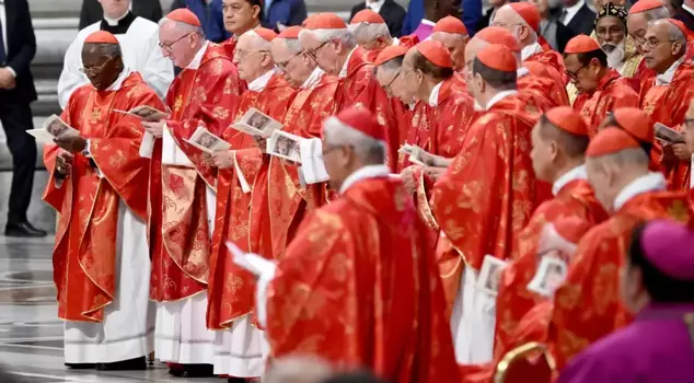 The new pope was not elected in the first round in the Vatican.