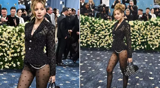 KPOP star Lisa's Met Gala outfit sparked discussions on social media.