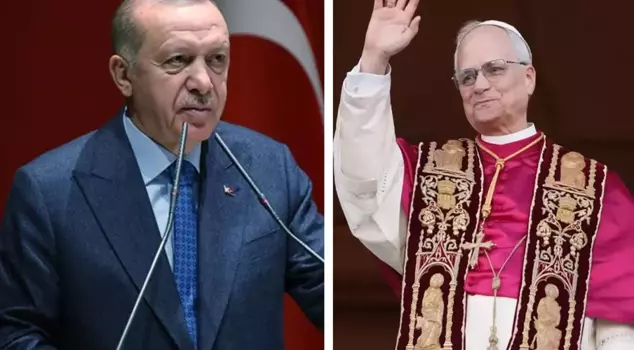 A congratulatory letter from President Erdoğan to Pope Leo XIII.