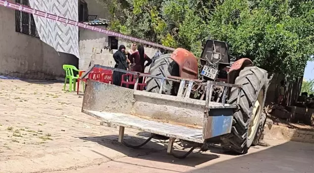 A terrible incident in Şanlıurfa: A 2-year-old child playing with a tractor ran over his 1-year-old cousin.
