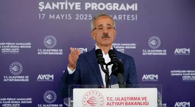 The Minister of Transport and Infrastructure, Uraloğlu, stated that the metro line in Üsküdar, Istanbul will be extended.