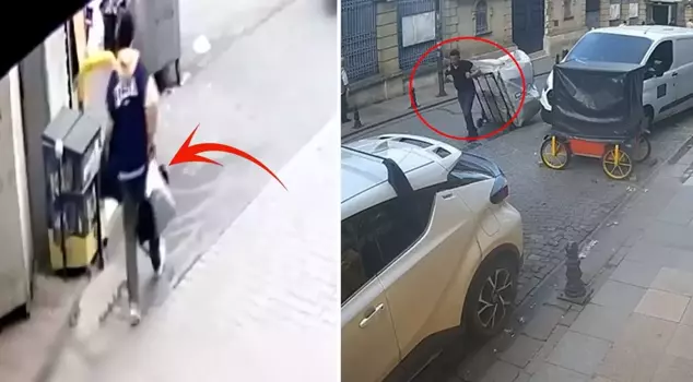 A strange event in Istanbul! A waste collector found a bag full of diamonds in the trash.