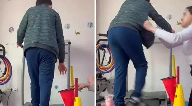 The teacher's beating of the child with autism.