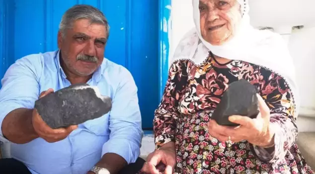 An object believed to be a meteorite fell into the garden of an 85-year-old woman.