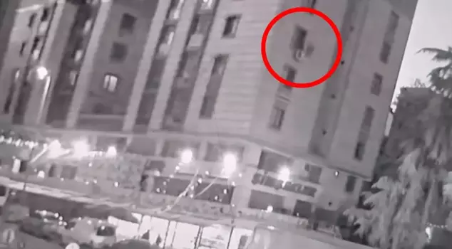 The natural gas ignited in the apartment, and in a panic, he jumped from the 7th floor.
