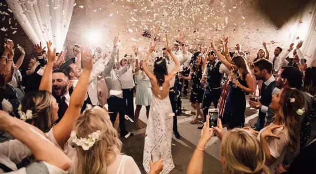 A new era for weddings! A fee will be charged for music licensing.