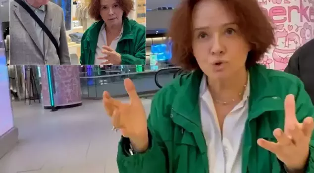 Müjde Ar went crazy with anger and argued with the reporters.