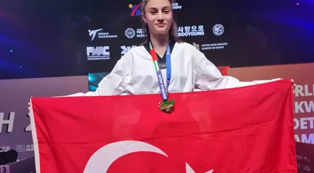 Our national athlete Sena Yılmaz is the world champion.