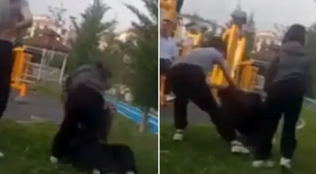 The girls tricked their friends and beat them up.