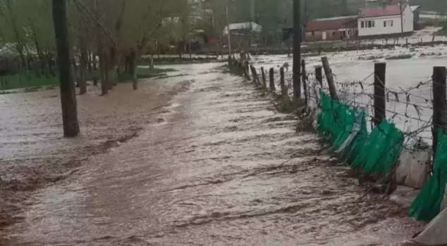 Flood disaster in Sivas! Damage occurred in two villages.