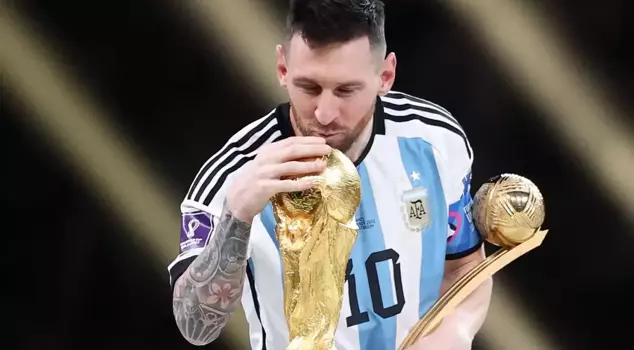 Messi's favorite goal becomes a work of art.