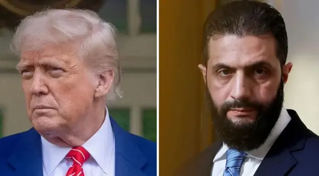Trump asked Shara to expel the terrorist groups from Syria.