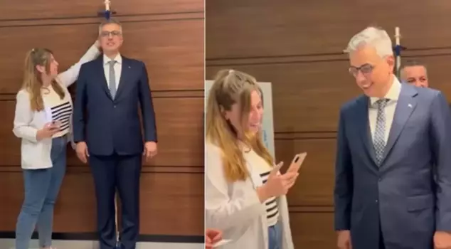 Surprise for Minister Memişoğlu in weight control! A warning came immediately.