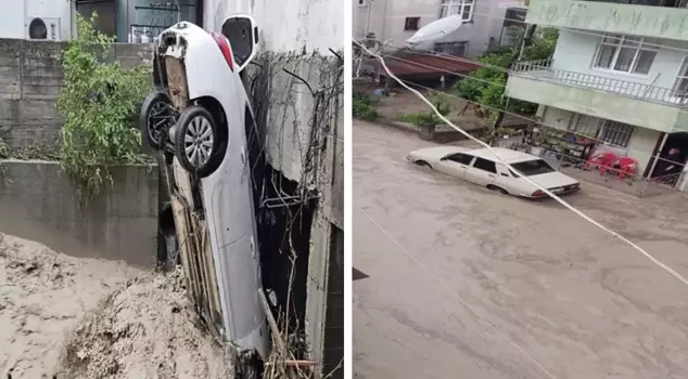 أُسْتُسْلِمَتْ أُسْتَامَانِيَةُ لِلْفَيَضَانِ! تَغَمَّرَتْ العَشَرَاتُ مِنَ السَّيَّارَاتِ تَحْتَ المِيَاهِ.
