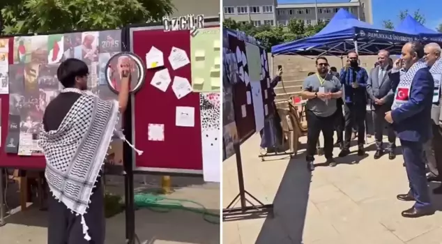 جامعة باموق كالي نظمت فعالية لدعم فلسطين وقد أثارت ردود فعل.