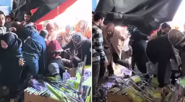 They trampled each other for the discount! The footage from the store opening resembles a blockbuster movie.