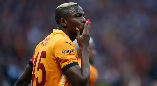 At Galatasaray, Osimhen's goal announcement was made by his daughter.