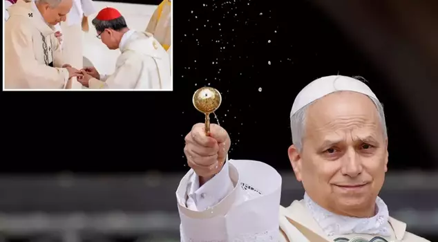 Pope Leo XIV put on the Fisherman's Ring and officially began his duties.