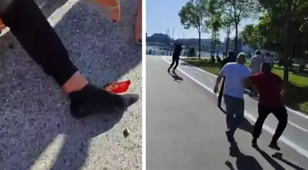 A Galatasaray fan was attacked with a firearm in Kadıköy! Statement from the yellow-reds.