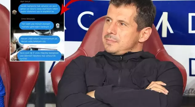 Emre Belözoğlu did not turn down the offer to play on the turf field.