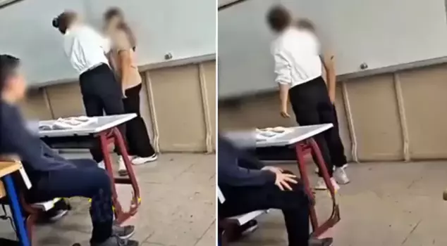 Scandal at a school in Istanbul! A teacher physically assaulted a student and even insulted them.
