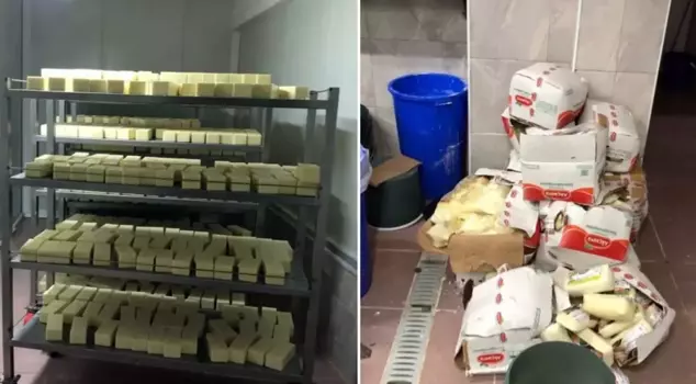 Incredible fraud in cheddar cheese! Tons were seized.