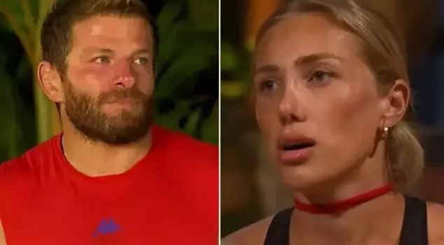 Tense moments on Survivor! Meryem set fire to İsmail Balaban's belongings and his shelter.