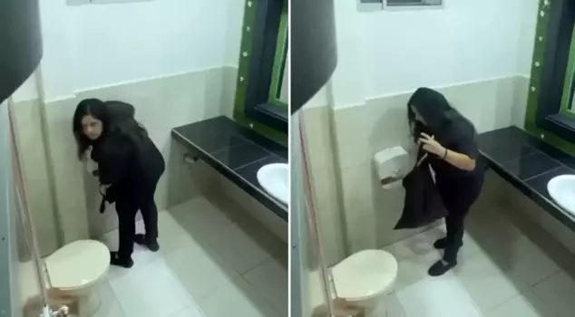 He stole toilet paper from the restaurant he went to! Everyone is asking the same question.