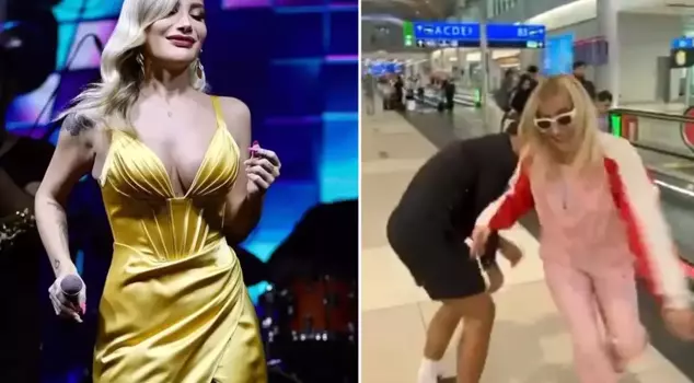 She had quite a lot of fun at the airport! An interesting dance from İrem Derici.