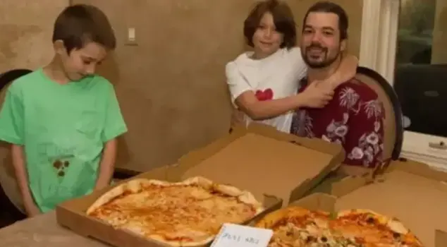 He paid a fortune for 2 pizzas: Exactly 1.1 billion dollars.
