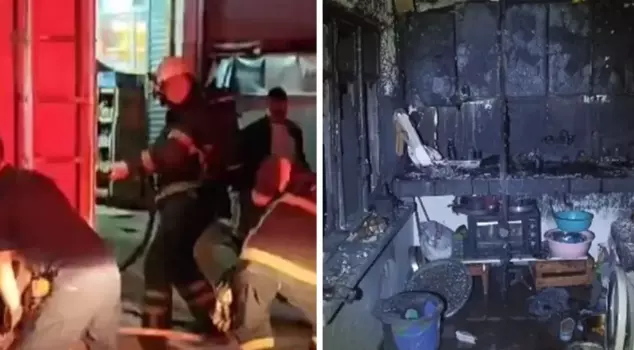 Fire panic in Edirne! Citizens mobilized.