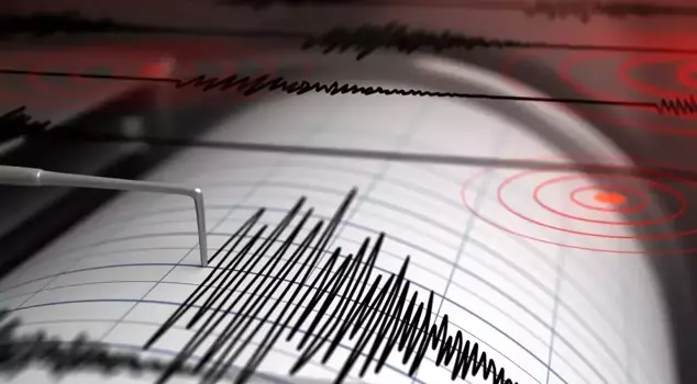 An earthquake with a magnitude of 6 in the Aegean Sea.