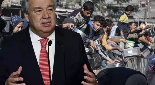 Critical warning from UN Secretary-General Guterres: Gaza is at risk of famine.