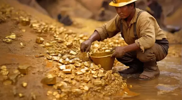 The new research has proven that gold has seeped from the Earth's core to the surface.