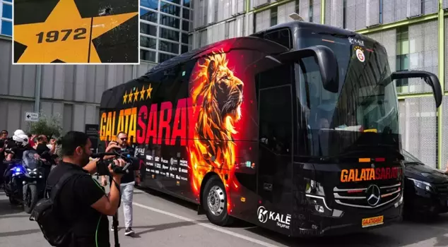 At the end of the Göztepe-Galatasaray match, an attack on the yellow-red team's bus.