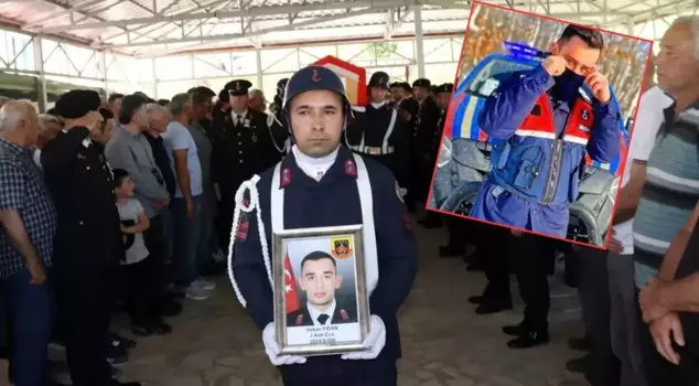 The non-commissioned officer Hakan Fidan, who drowned in Samsun, was bid farewell on his final journey.