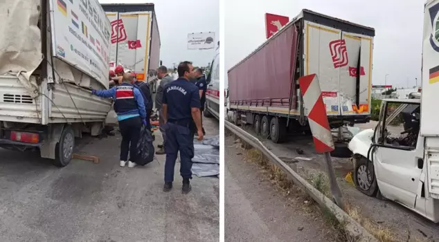 A terrible traffic accident in Bursa! 2 people lost their lives.