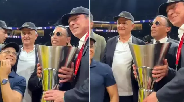 Everyone who sees Nusret at Fenerbahçe's championship celebrations is asking the same question.