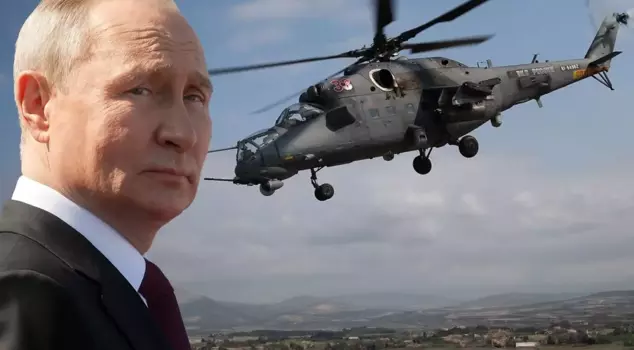 Россия: Произошла попытка нападения на вертолет Путина.