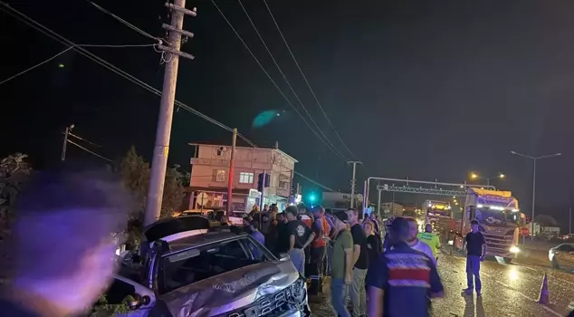 A terrible accident on the Samsun-Ordu road! A 19-year-old driver lost his life.