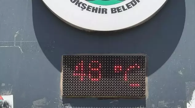 Not Africa, but Turkey! Thermometers reached 48 degrees.