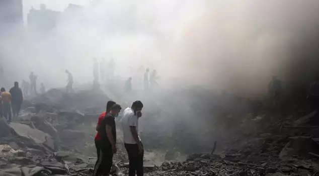 الجيش الإسرائيلي يهاجم مستشفى ميداني في غزة: هناك مصابون.